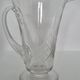 Crystal service from Fains, matching wine carafe and water jug.