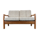 60s 70s teak sofa 2 seater couch J. Kristensen Danish Denmark Design