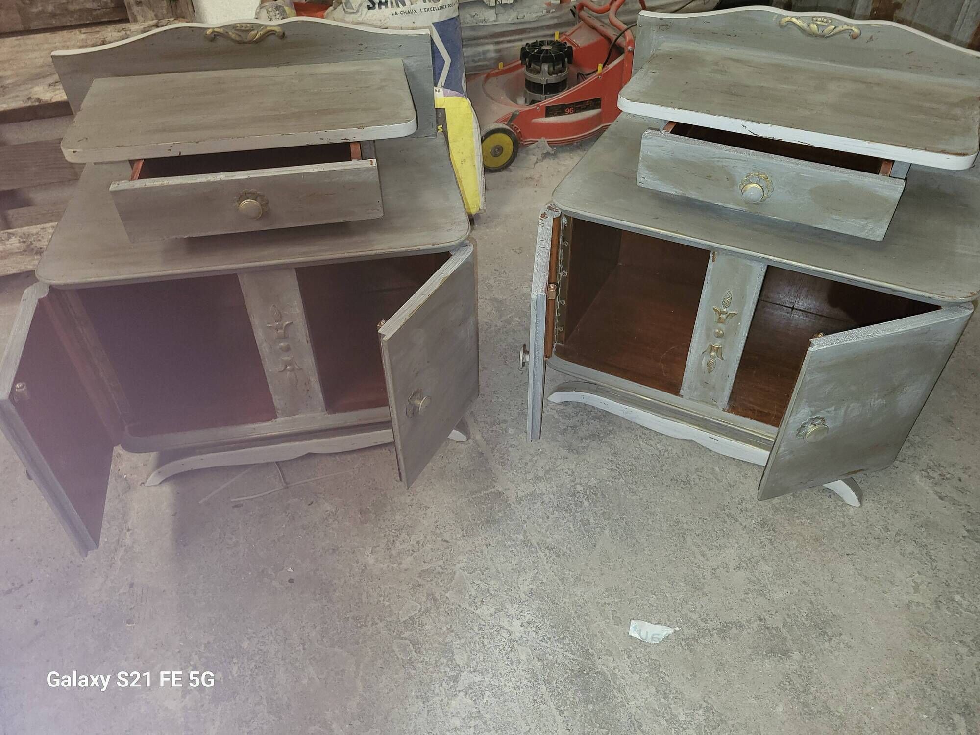 Pair of bedside tables