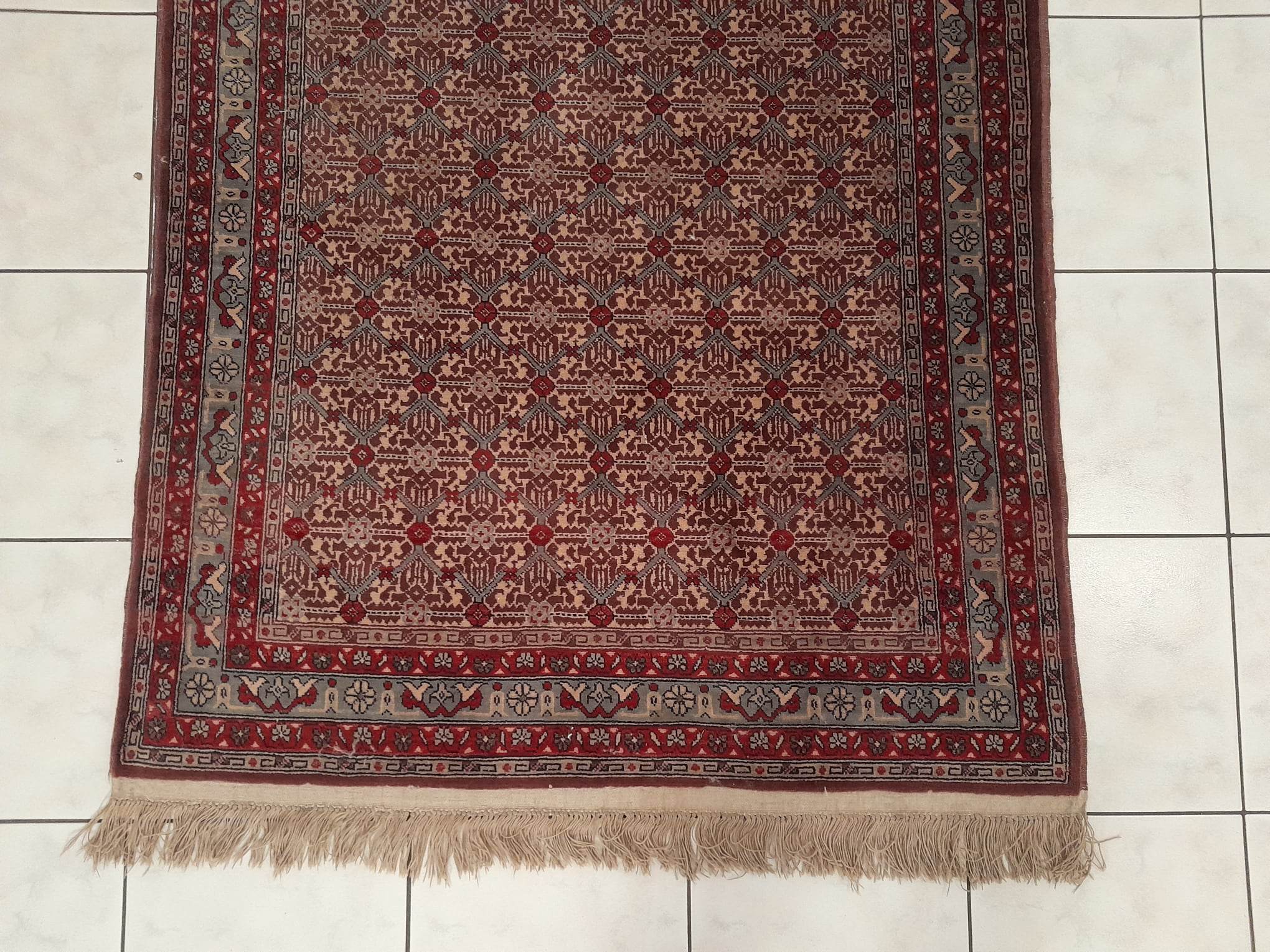 Handmade Persian Bidjar rug 195x115cm