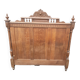 antique solid oak headboard