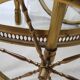 Oval brass serving table