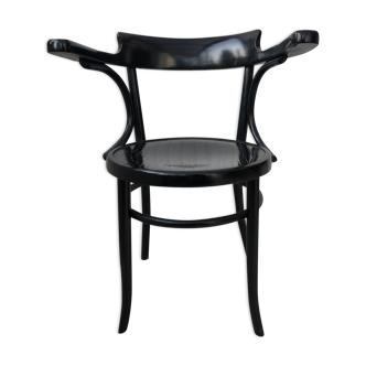 Black wooden chair