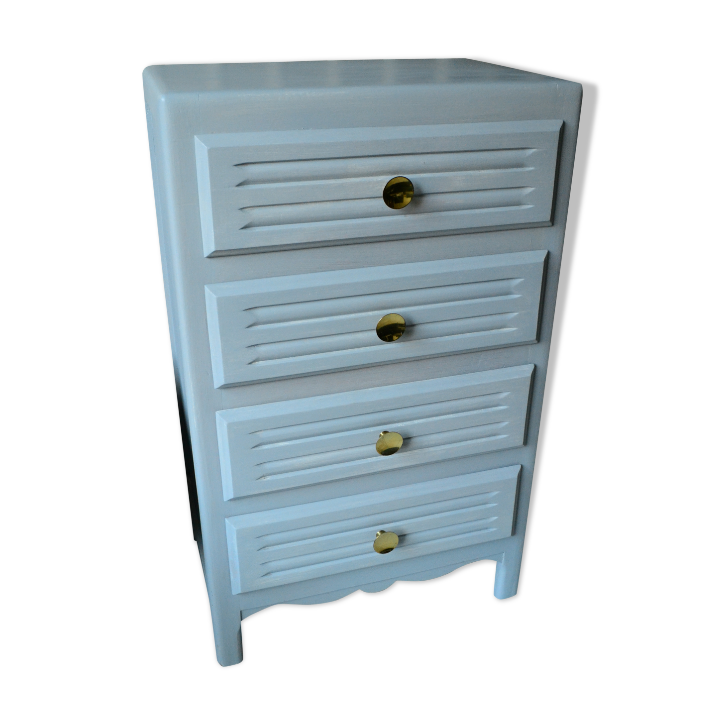 60s grey chest of drawers