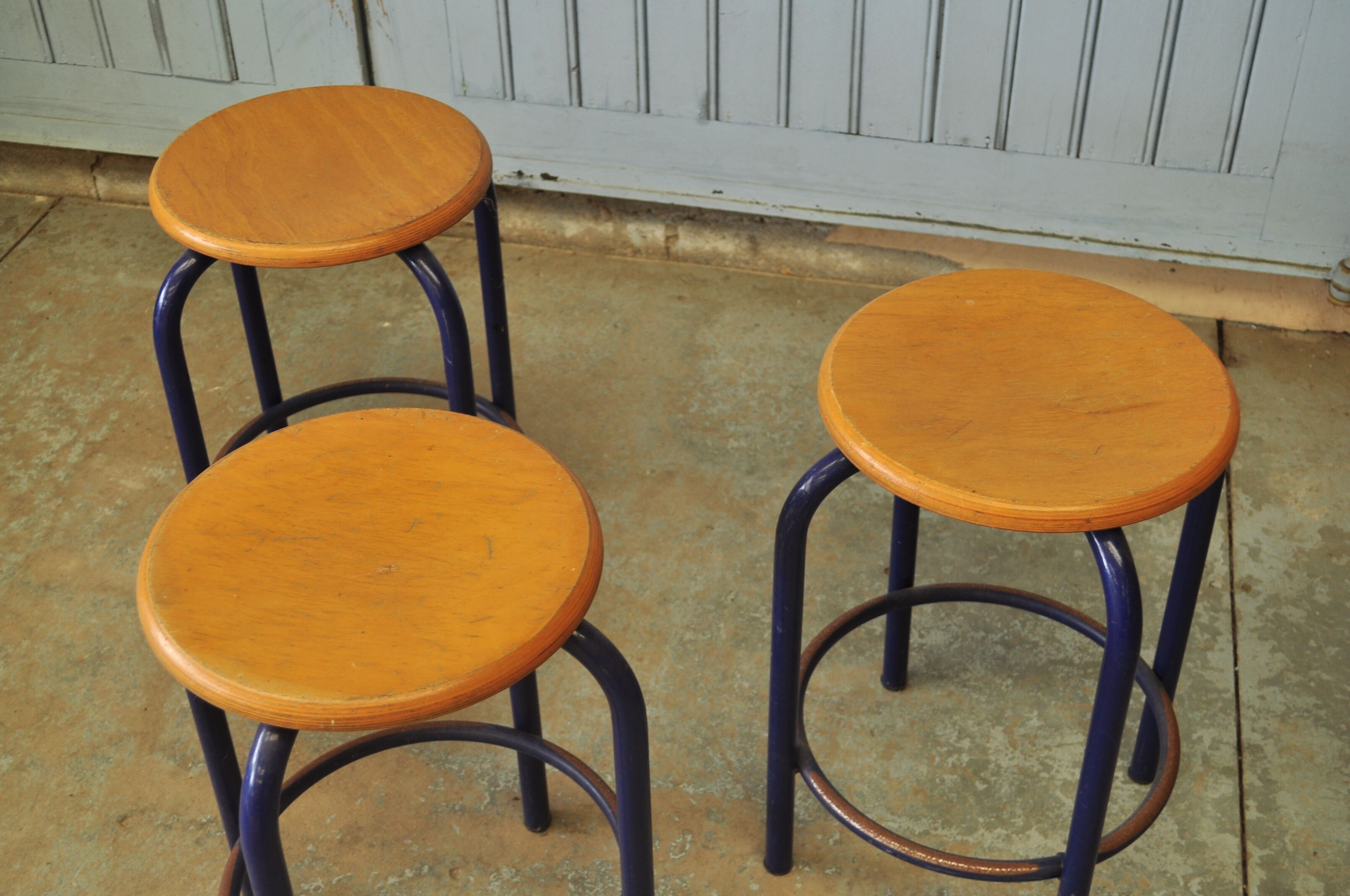 Set of 3 school stools