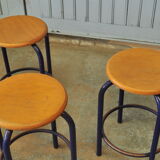 Set of 3 school stools