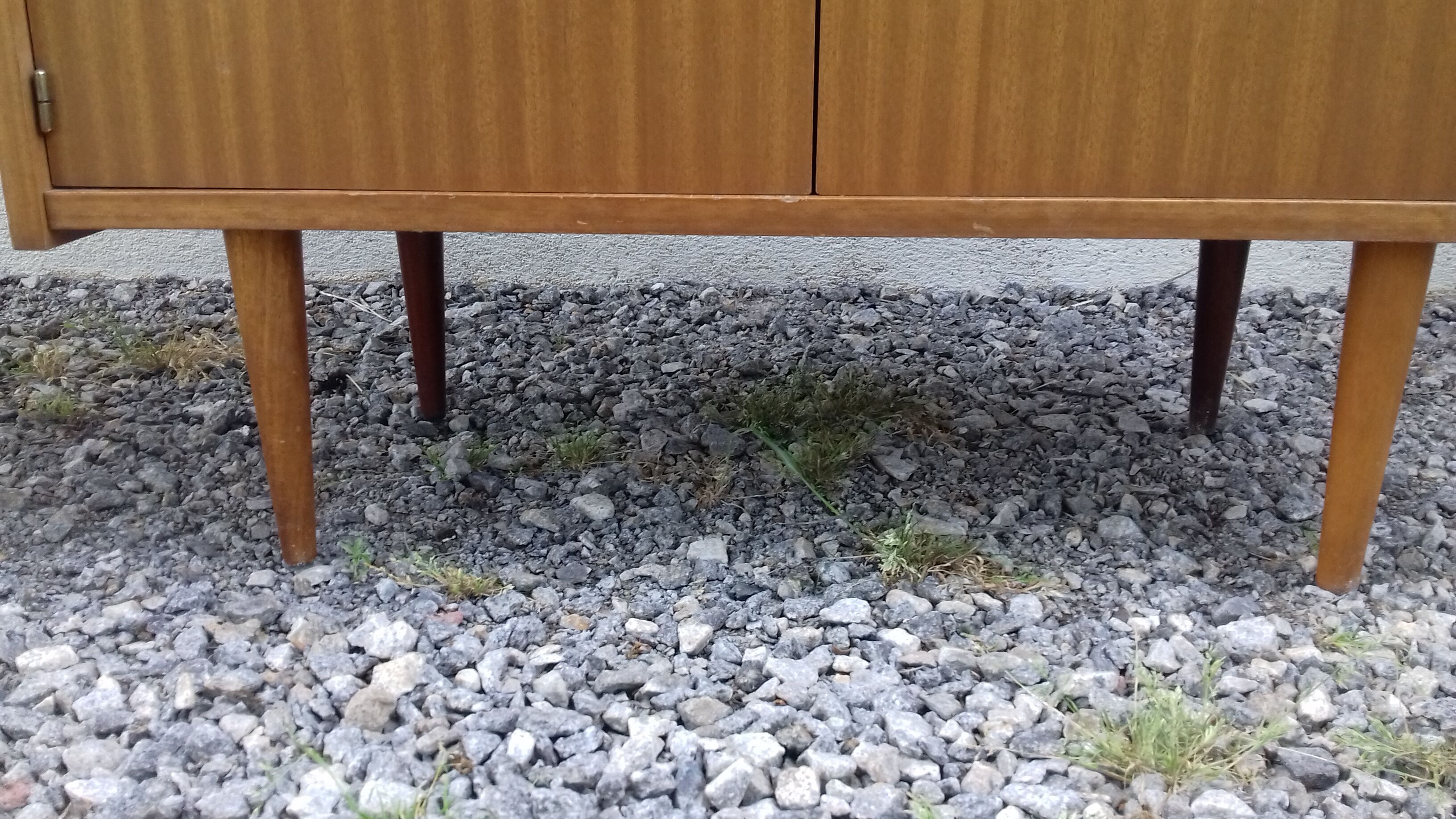 Writing desk, spindle feet