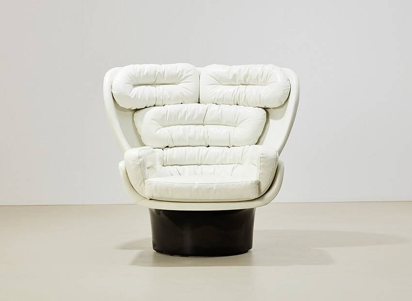 Joe Colombo Elda Chair for Comfort Italy 1963