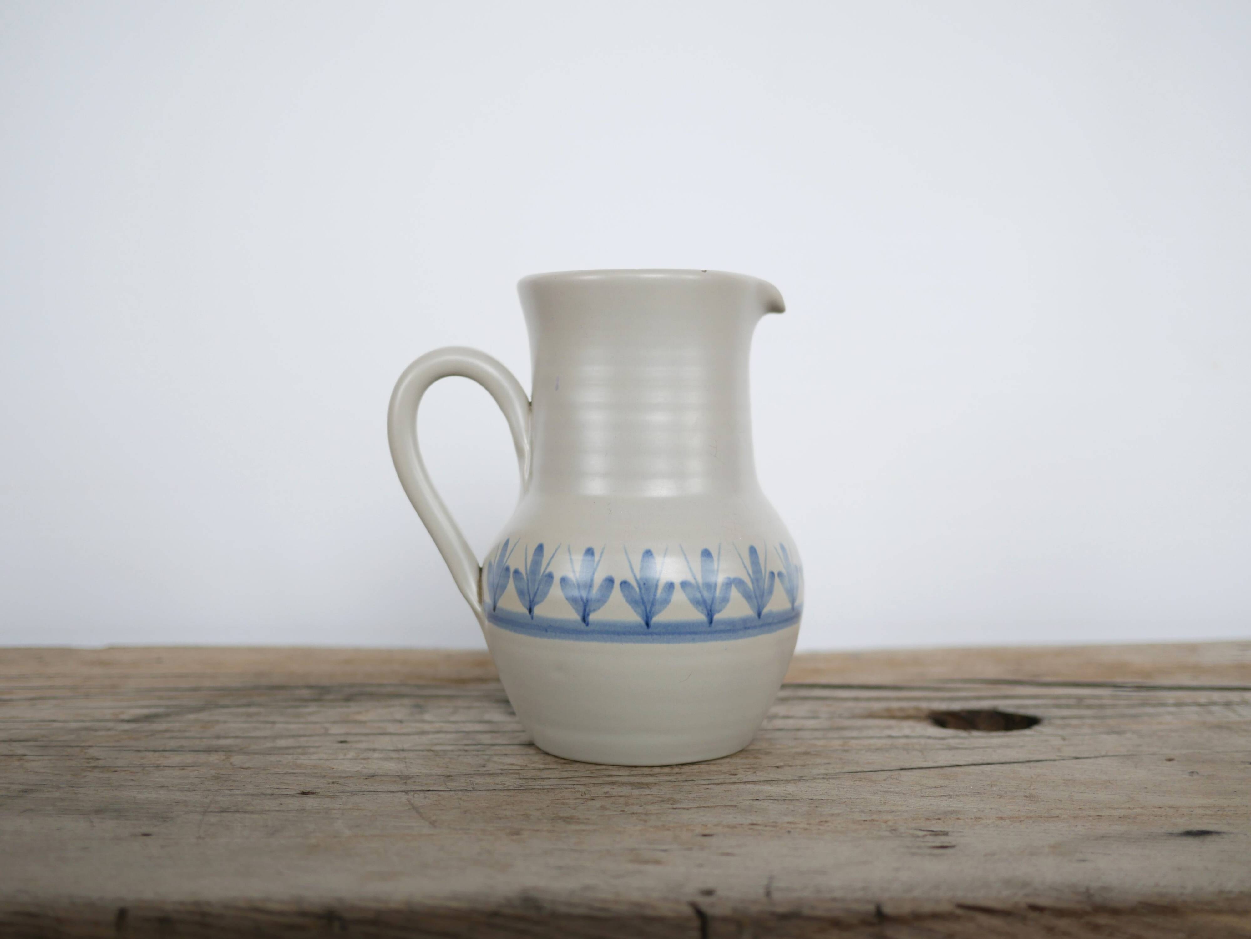 Vintage ceramic pitcher by Le Pot de Terre