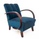 Two H-227 armchairs from the 1930s, designed by J. Halabala, Art Deco style, Czechoslovakia