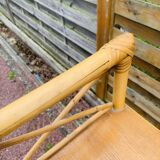 Large rattan shelf