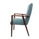 1960s armchair high back in teak, restored