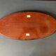 Old oval mirror 30s black wood