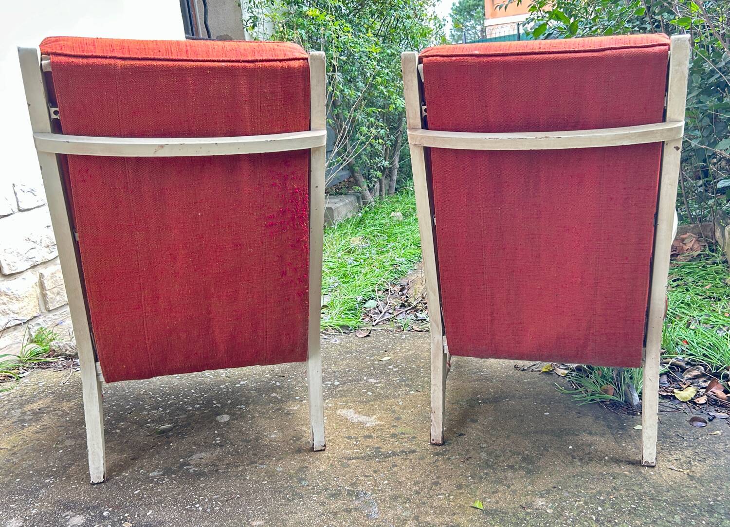 Pair of antique armchairs