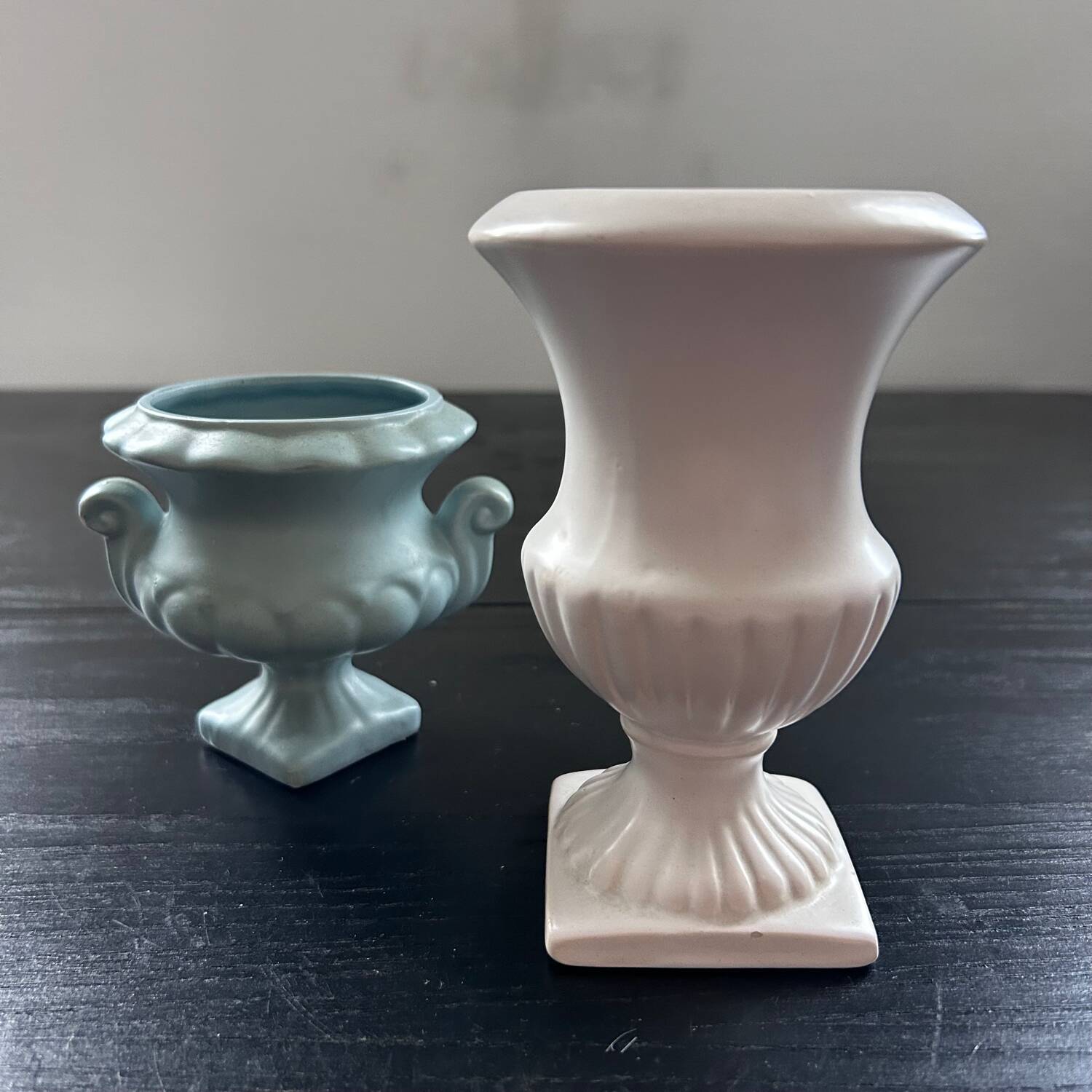 Pair of small Medici vases