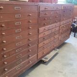 60-drawer shop cabinet - 1950s