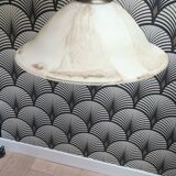 Art Deco style pendant light in marbled glass