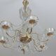 Brass chandelier, 1960s