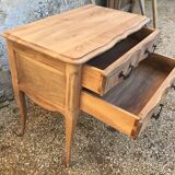 Louis XV style walnut chest of drawers stripped