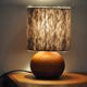 Wood and wool lamp