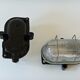 Window sconce - ceiling light in Bakelite and glass