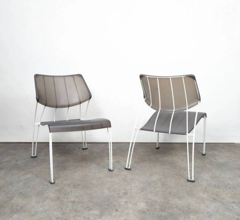Pair of vintage PS Hässlö chairs by Monika Mulder, 1990