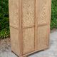 Parisian wardrobe 2 sliding doors fir raw wood