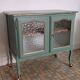 Vintage glass-fronted sideboard
