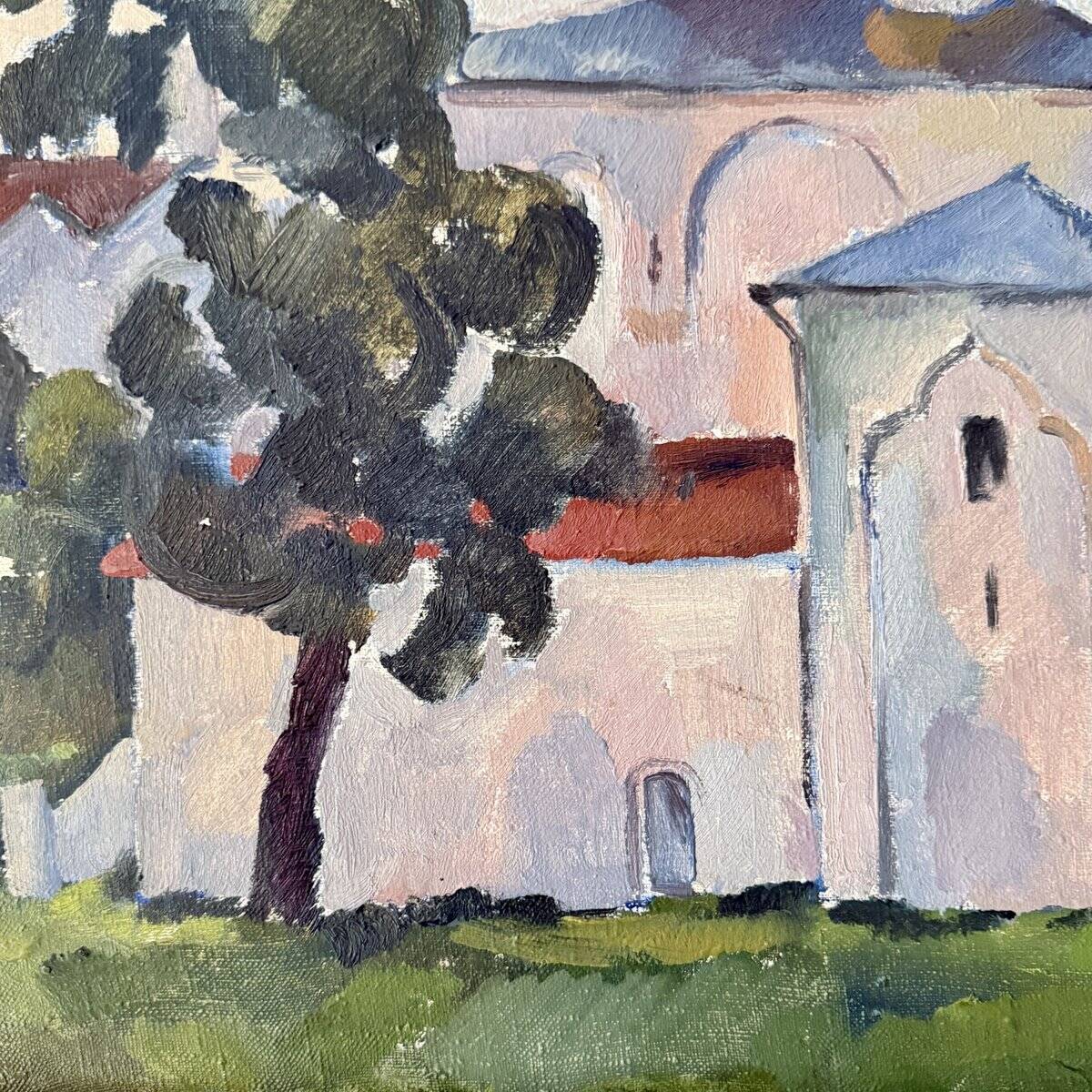 A. Isachjow, Night of Novgorod, 1974, Oil on Canvas