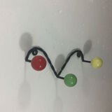 Coat rack lights balls