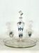 Italian Art Nouveau glass liquor set from 1920s
