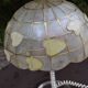 Lampe en nacre et plexiglas années 70