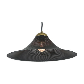 Vintage Italian Perforated Trumpet Lamp