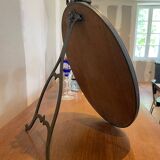 Antique mirror to place or hang – Louis XVI style, bronze, beveled glass