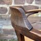 Rare american viennese style office armchair, bent wood, w baumann.