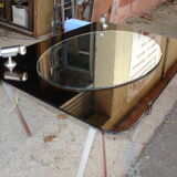 Large mirror light around 1970