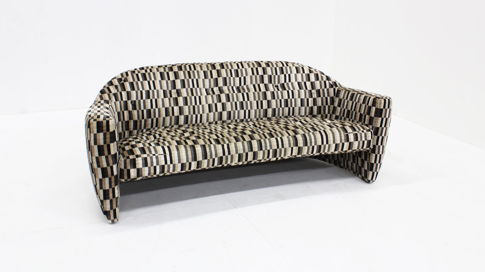 Canapé vintage à motif géométrique de Leolux