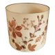 Large vintage lampshade with dried flowers