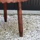 Table d'appoint tripode en bois, années 50