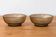 Set of 2 vintage smoky amber glass bowls – Twisted decor