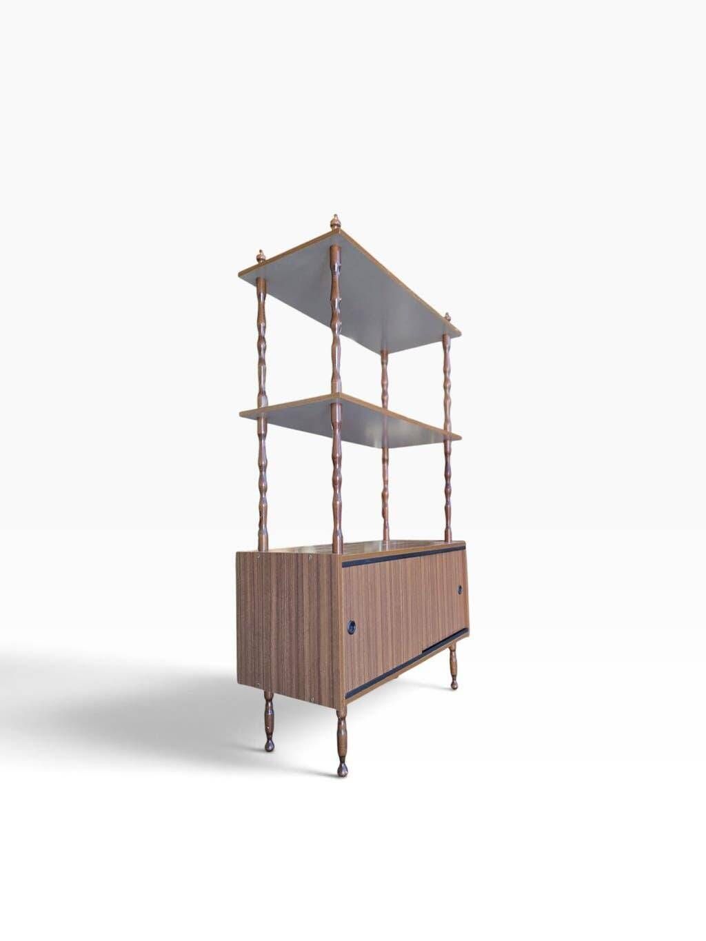 Étagère verticale vintage / présentoir à plusieurs niveaux / armoire