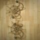 Paire d'appliques corde