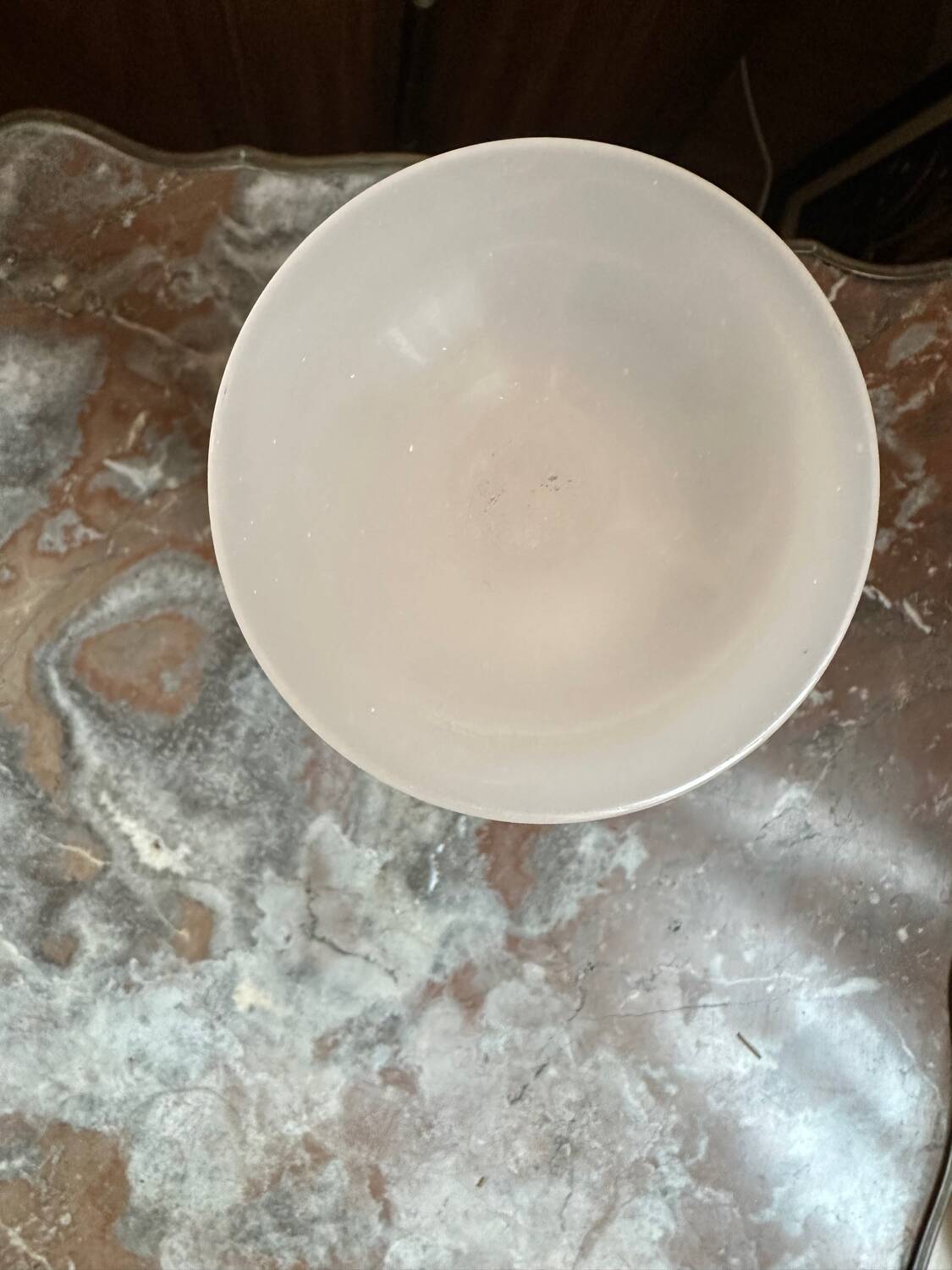 Pink Opaline Vase H 20 cm - 1950s