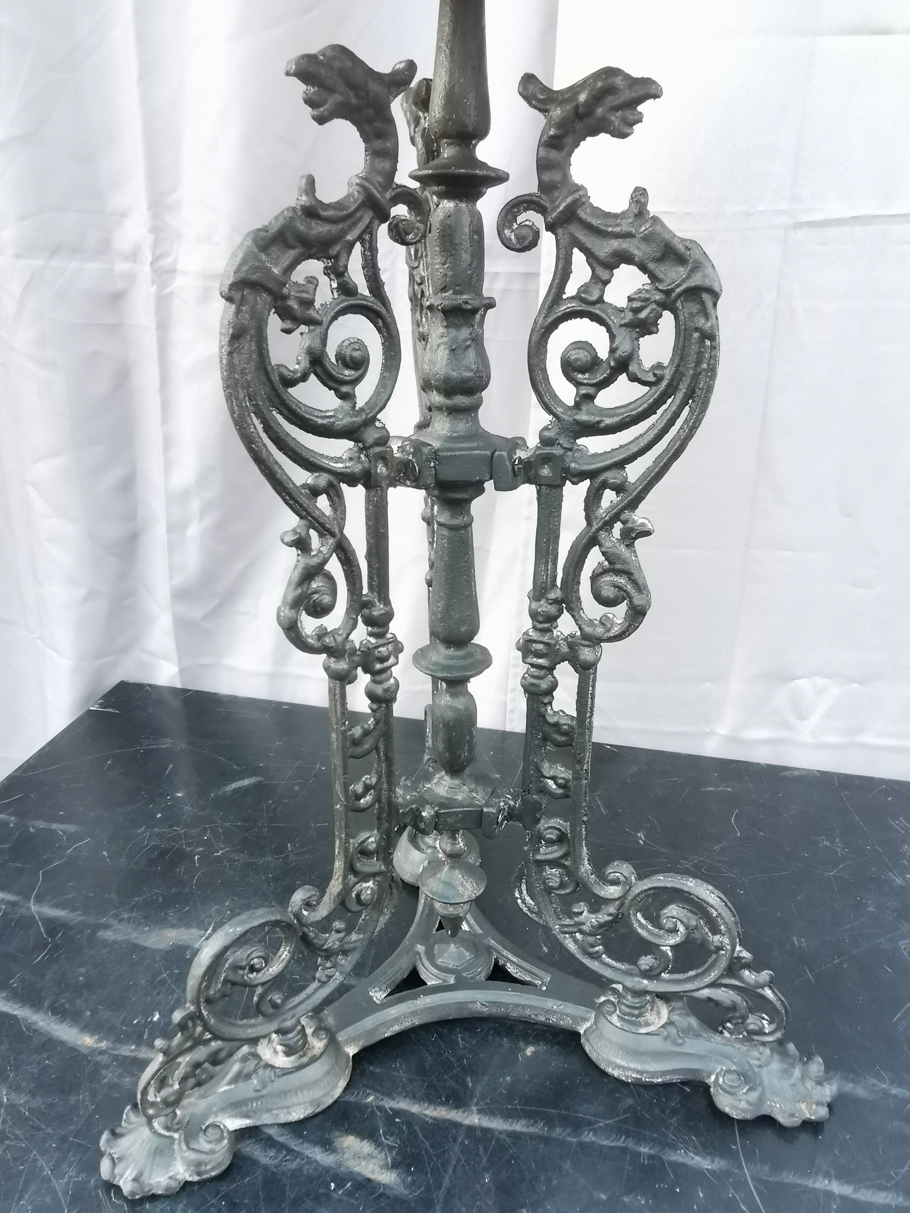 Antique cast iron "Napoleon III" selette