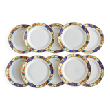 Old plates from Sarreguemines and Digoin