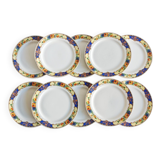 Assiettes anciennes Sarreguemines et Digoin