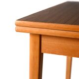 Scandinavian rectangular teak and formica table