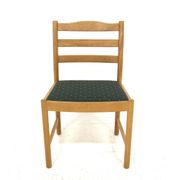 Set of 6 Scandinavian oak chairs, Sweden, 1960.