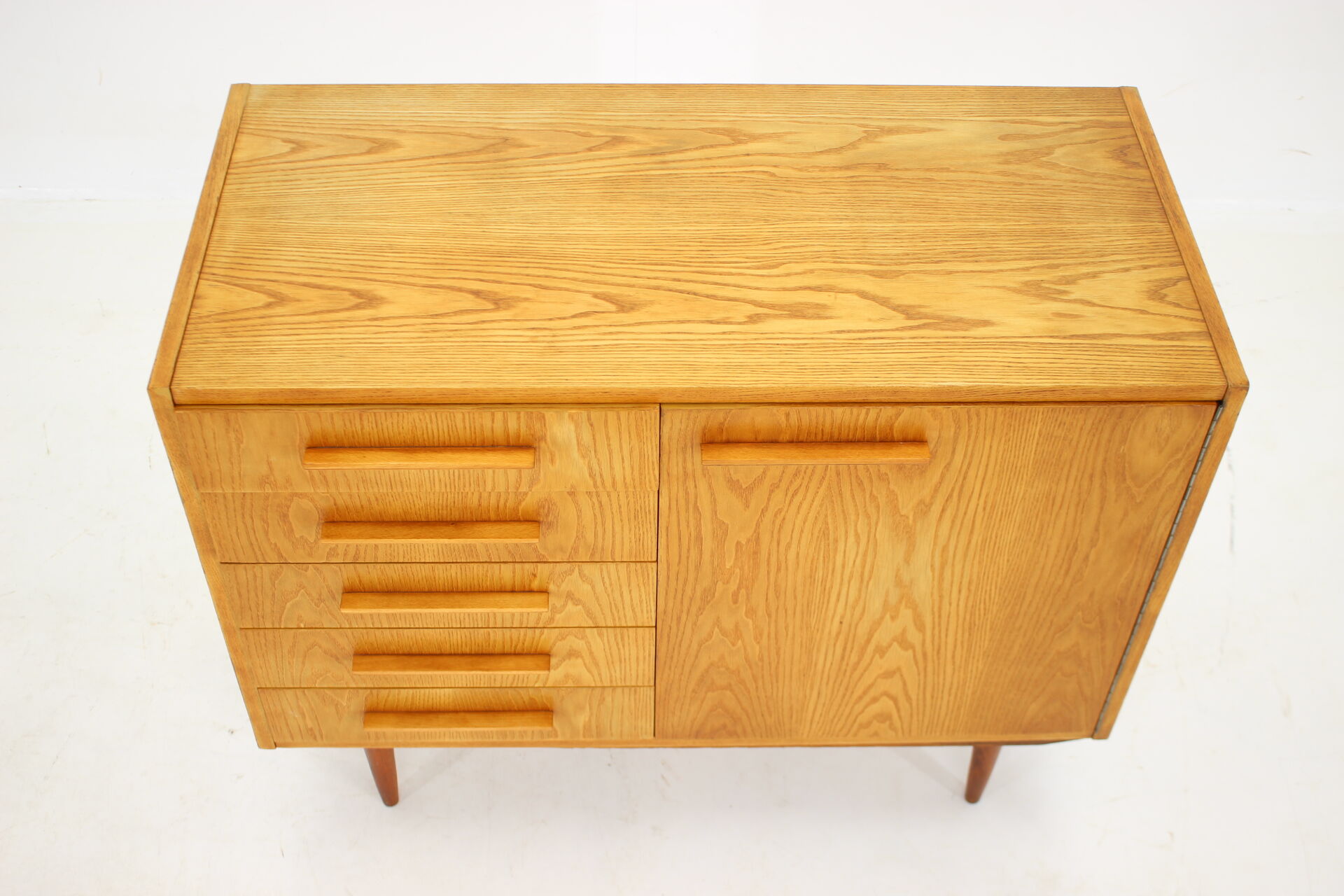 1970s Maple Cabinet or Chest Of Drawers, Czechoslovakia