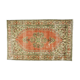 Anatolian handmade vintage rug 242 cm x 150 cm